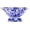 Cobalt Swirl, variant on Enamelware Colander
