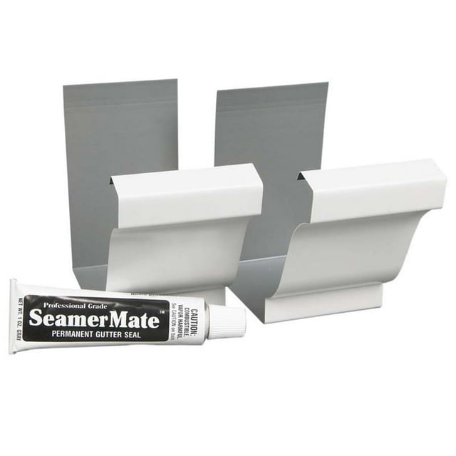 Cantter Seamers Amerimax, aluminio blanco K (paquete de 18)