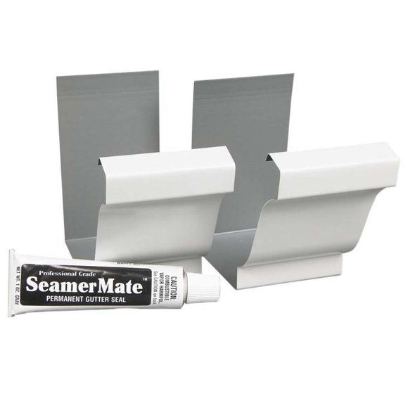 Cantter Seamers Amerimax, aluminio blanco K (paquete de 18)