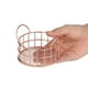 thumbnail image 5 of unbranded Cesta Metálica Para Almacenaje De Con Artístico En Oro Rosa, 5 of 7