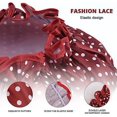 thumbnail image 2 of Paquete de 2 gorros de ducha impermeables (negro+rojo), gorros de ducha reutilizables, gorros de ducha elásticos de doble capa, accesorios grandes para el cabello de ducha para mujeres y niñas, spa de, 2 of 5