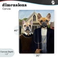 thumbnail image 4 of Stupell Industries Eclectic French Bulldogs Iconic Farmers Canvas Art, 30 x 40, by Grotto Studios, 4 of 8