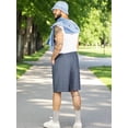 thumbnail image 3 of Pack de 2 Shorts Hombre Casual Cintura Ajustable Detalles Texturizados Diseño Moderno, 3 of 5