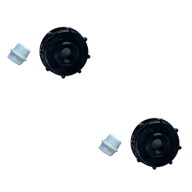 Kenally Adaptador de barriles de aceite IBC de plástico, portátil, desmontable, reutilizable, para jardinería doméstica, Conector de instalación de 0.52 pulgadas 2piezas Kenally CBP495593