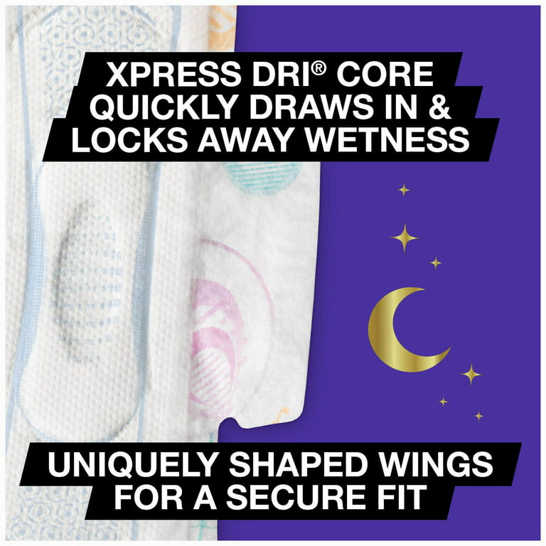 U by Kotex Balance Ultra Thin Overnight Pads with Wings, Extra