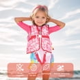 thumbnail image 2 of Gogokids Kids Life Jacket Swim Vest - Toddler Boys Girls Float Swimsuit Buoyancy Swimwear 30 to 50 lbs, 2 of 8