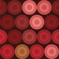 thumbnail image 1 of Ahgly Company Machine Washable Indoor Square Transitional Red Area Rugs, 8' Square, 1 of 7