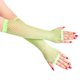 thumbnail image 2 of Sonducket 1 par de guantes de red de malla para fiesta, mitones sin dedos, mitones largos decorativos de nailon, pierna elástica Unisex, decoración de Disfraces de disfraces Verde Sonducket AP012203-02, 2 of 6