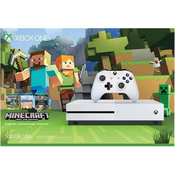 Pre-Owned Xbox One S 500GB Console with Minecraft (Xbox One)
