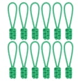 thumbnail image 1 of Reemplazo de Tirador de Cremallera [12PCS] - Extensor de Cabezas de Cremallera de Cuerda Tejida para Mochila y Chaqueta - [Verde], 1 of 6