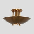 thumbnail image 2 of Brass Ceiling Flush Mount Pendant Light Fixture Mid Century Style Ceiling Chandelier Fixture, 2 of 6