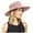 Pink, variant on Ticikt Women's Summer Outdoor Breathable Sun Mountaineering Horsetail Hole Visor Fisherman's Hat,Color:Purple