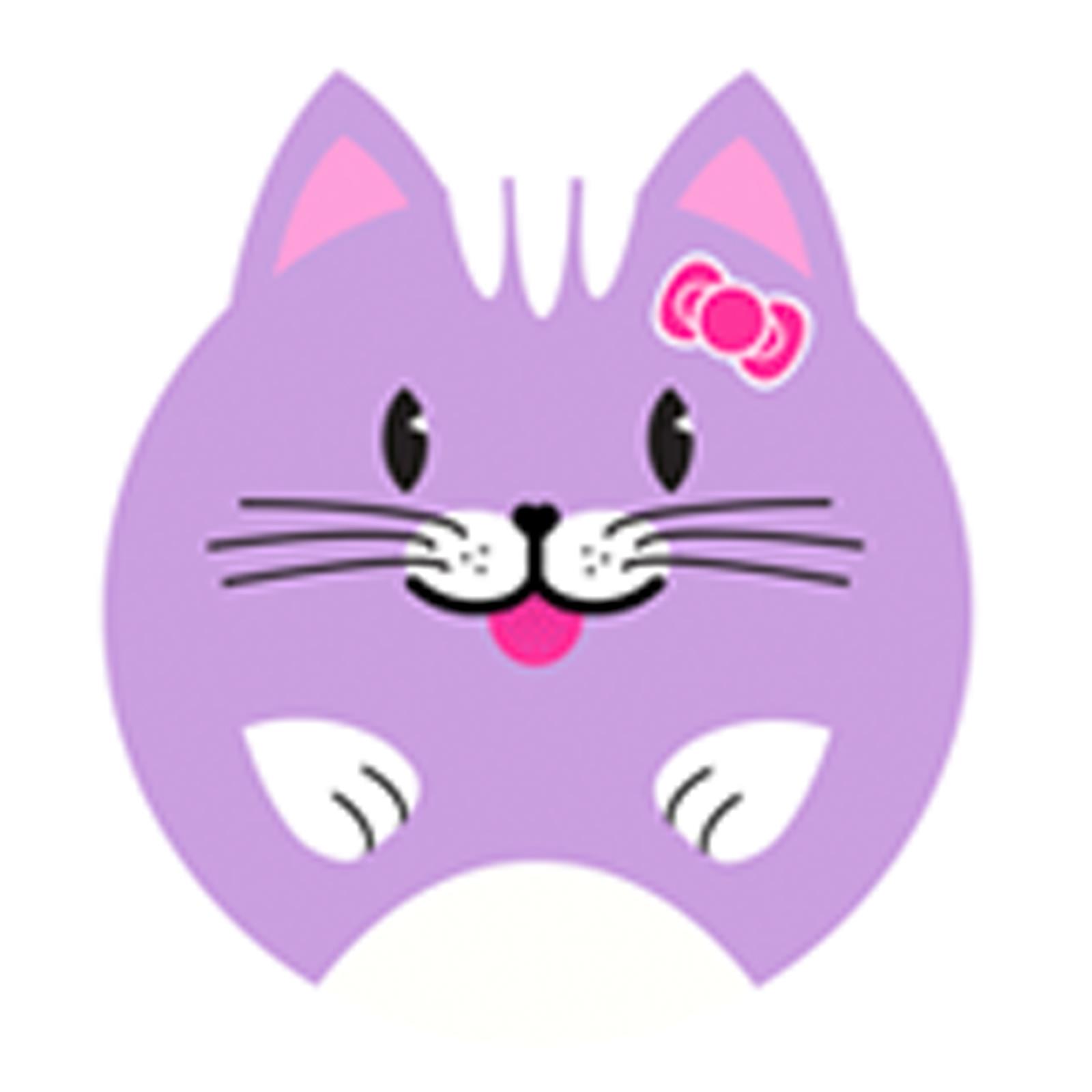 boppi Tiny Trekker Keychain Pouch - PURPLE CAT