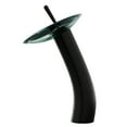 thumbnail image 3 of Novatto GF-001ORB-C Falls Bathroom Vessel Faucet, Oil-Rubbed Bronze with Clear Glass Disc, 3 of 4