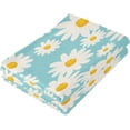 thumbnail image 3 of Dreamtimes Beautiful Little Daisies 2 pcs Hand Towels Set, Soft Lightweight Highly Absorbent Towel for Bathroom Toilet Kitchen Beach 28.3x14.4in, 3 of 7
