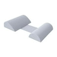 thumbnail image 4 of Almohada de embarazo, almohada de maternidad, cojín de espalda, ergonómica, para dormir de lado, cuña para cama gris, 4 of 9
