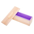 thumbnail image 4 of GUOOL Soap Silicone Mold Loaf with Wooden Lid DIY Tool for Soap Making, 4 of 8