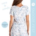 thumbnail image 4 of Hello Mello Lounge Pajama Top Sleepwear Shirt with Crewneck, Spill The Tea (Women's), 4 of 8