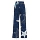 thumbnail image 5 of TaTaai Women Denim Print Drawstring Wide Leg Pants Fashion Loose Casual with Pockets All Season Soft Fabric Daily Street Photography Wear Gift, 5 of 6