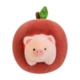thumbnail image 2 of Lindo cerdo de frutas de peluche con cerdito de peluche extraíble, cómodo y acogedor para niños y adultos, ideal para regalos y decoración, muñeco de peluche., 2 of 6