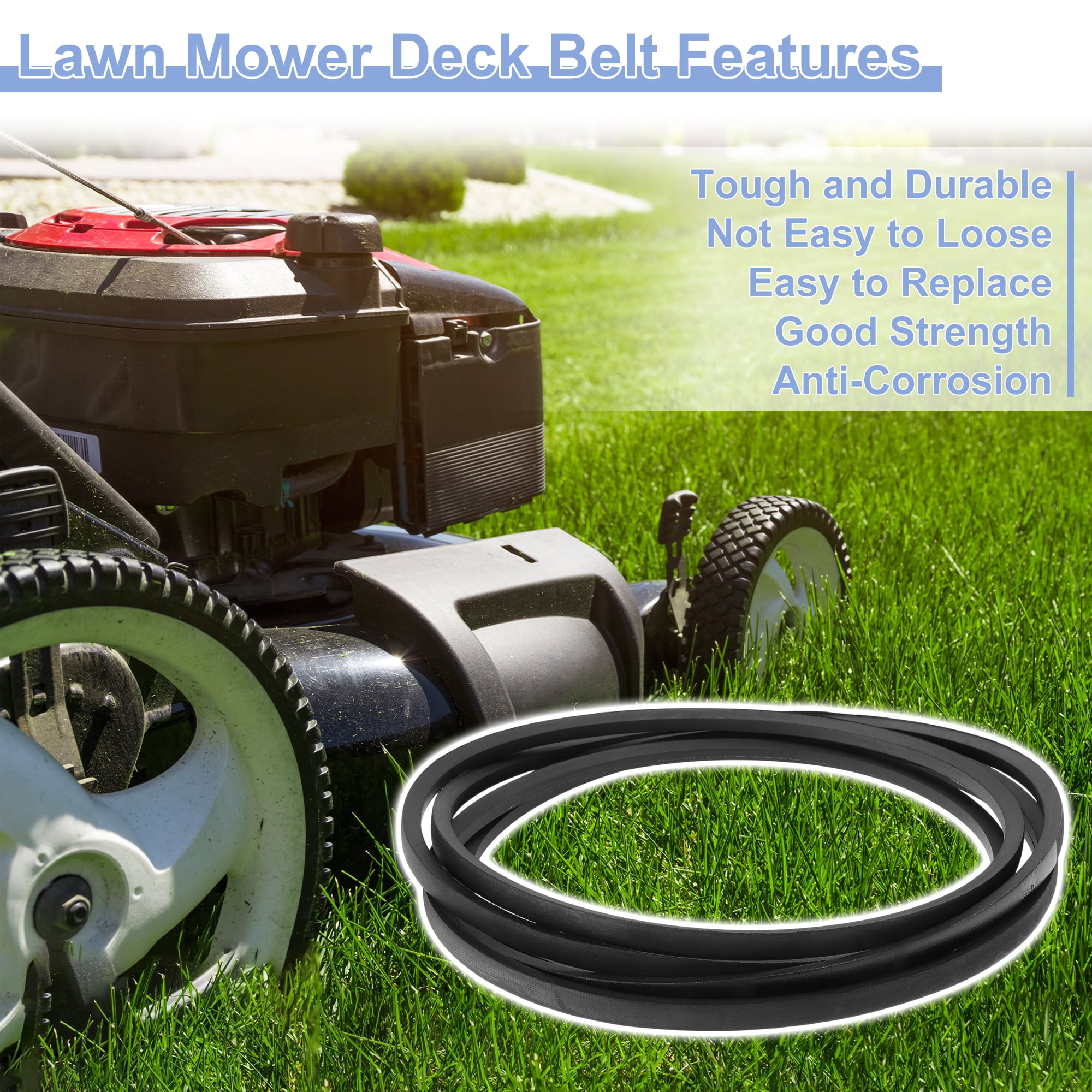 Unique Bargains No.07200922 Lawn Mower Deck Belt for Ariens Ikon 60 Lawn Mower