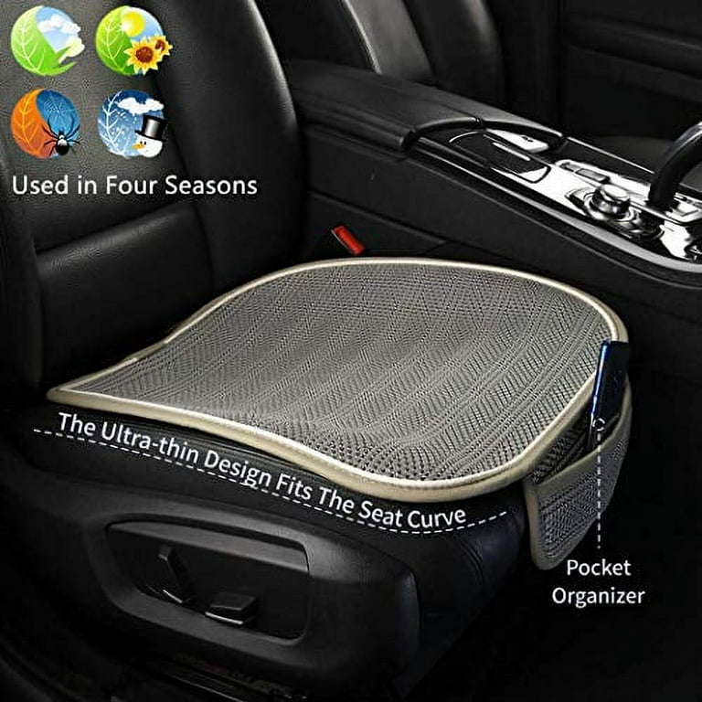 Car Seat Pad Cover,Breathable Comfort Car Front Drivers or Passenger Seat  Cushion, Universal Auto Interior Seat Bottom Protector Mat Fit Most Car,  Truck, SUV, or Van 