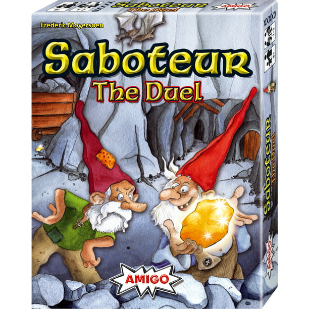 Saboteur Duel or Solitaire Strategy Card Game -
