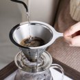 thumbnail image 4 of Hongchun 2pcs Paperless Stainless Steel Permanent Coffee Filter 12*8cm, 4 of 4