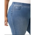 thumbnail image 5 of Gloria Vanderbilt Swan Series Women's Plus Pull On Bootcut Jeans, Sizes 16W-24W, 5 of 5