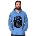 thumbnail image 4 of Big Bad Beard Dad Fathers Day Gift Men's Big & Tall Graphic Hoodie Brisco Brands 2X, 4 of 5