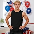 thumbnail image 5 of Men's Tank Top Workout Sleeveless Muscle Shirts Lightweight Casual Sleeveless Shirt for Gym Beach, 2XL, 5 of 8