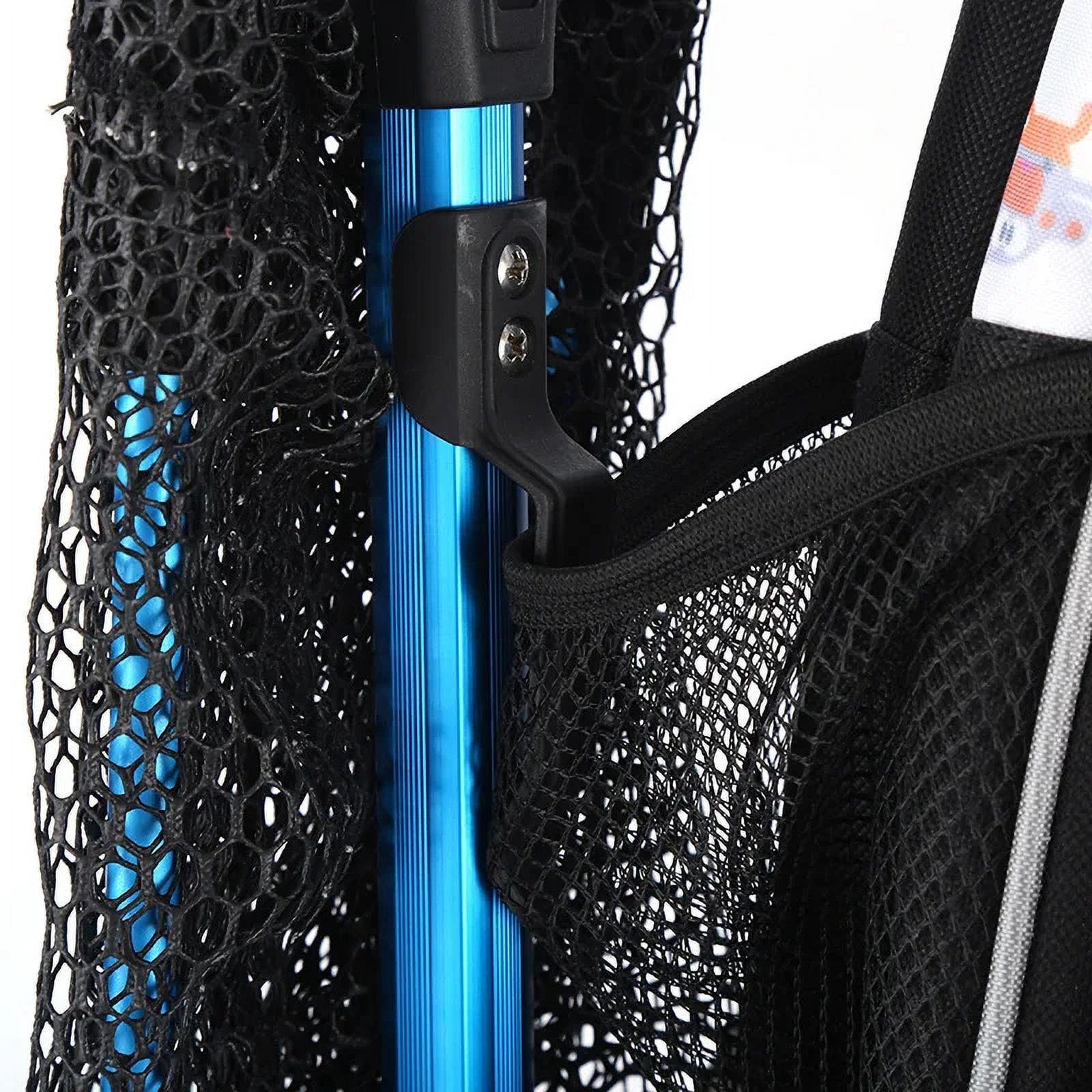 Portable Folding Fishing Landing Net Handheld Telescopic Handle Lure Stream Fishing Cast Mesh Fishing Tool Fly Fishing Net