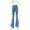 Blue#1, variant on Lopecy-Sta Flare Jeans for Kids Bell Bottom Teen Denim Pants Flared Ripped Cute Bootcut Mid Rise Elastic Band Pockets Kids