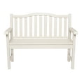 thumbnail image 4 of Shine Company Traditional Cedar Wood Patio Porch Garden Bench in Brown, 4 of 5