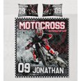 thumbnail image 1 of Maxcorners Motocross 2 Ensemble de Literie Personnalisé, 1 of 5