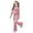 Pink, variant on Girls' 2 Piece Flared Pants Set Summer Outfits Girls Clothes Size 8/9 Printed Short Sleeve Top Shirt and Bell Bottom Pants Size 7-8 Years Light Blue