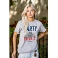 thumbnail image 3 of Party Animals Washington DC Capitol Plus Size Crewneck Graphic Tee Shirt Brisco Brands 2X, 3 of 5