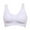 White, variant on Topumt Womens Yoga Sexy Sports Running Bra Stretch Shaper Padded Vest