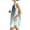 Cyan, variant on Women’s 2 Piece Sets Boho Color Block Dress Summer Casual Sleeveless Crewneck Tops Shorts Matching Set with Pockets,Green(XL)