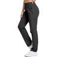 thumbnail image 2 of Pantalones de golf SPOSULEI, ligeros, de secado rápido, para mujer, color negro, XXL/29, 2 of 6