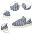 thumbnail image 3 of Rokment Womens Mens Booties Slippers Winter Warm Soft Cozy Memory Foam Non Slip Indoor Outdoor Bedroom House Slip on Boot Shoes Grey Size 7.5, 3 of 6