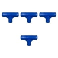 thumbnail image 3 of 4 piezas de conectores en T para marcos de piscinas, fáciles de instalar, para patas y vigas. Azul, 3 of 8