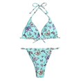 thumbnail image 3 of TIMIFIS Women's Bikini Swimsuit Tie Low Rise Two Piece Bathing Suit, 3 of 6