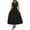 Black, variant on OSOLU Women Casual V-Neck Sleeveless Dress Basic Solid Color Everyday Summer Spring Dresses Styling Holiday Hawaiian Flowy Sundress