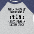 thumbnail image 4 of Inktastic Future Chess Player Like Daddy Boys or Girls Baby Bodysuit, 4 of 5