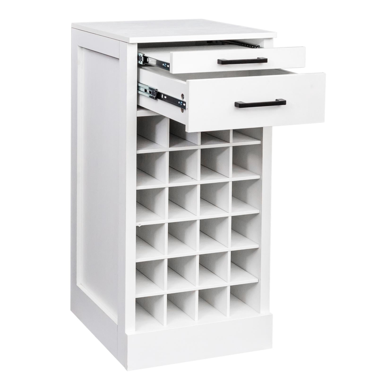 24 Wine Bar Cabinet,Farmhouse Wine Bar Cabinet Buffet Cabinet & Sideboard Cupboard for Living,Dining Room,White
