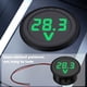thumbnail image 4 of BR-Vie 2 Pack Voltímetro digital Probador de medidor Voltímetro DC 5 100V Pantalla LED verde Monitor de batería de motocicleta de coche Led esquí esquí Gafas de esquí, 4 of 5