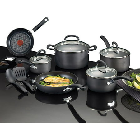 T-fal E765SC64 Ultimate Hard Anodized 12-Piece Cookware (Best Hard Anodized Cookware 2019)