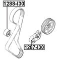 thumbnail image 2 of Febest PULLEY IDLER TIMING BELT KIT # 1288-I30 OEM 24810-27250, 2 of 2