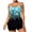 Z06 Blue, variant on Erwazi Tankini Swimsuits for Women Plus Size Printed Crew Neck Tie Neck 2 Piece Modest Swimwear Tank Top Bathing Suit Suit